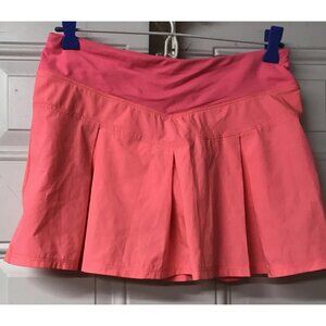 EUC Ivivva by Lululemon Girls Skirt size 14 Tennis Skort Pink Fast Drill